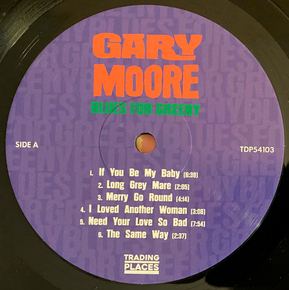 Gary Moore / Blues For Greeny (LP)