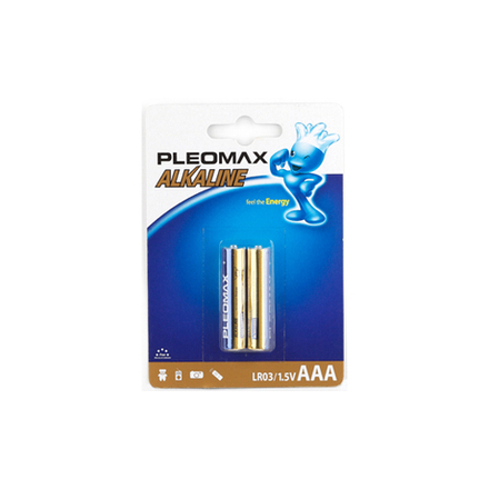 Батарейки Pleomax LR03-2BL Alkaline