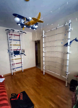 Монтаж шведской стенки Sv Sport в бетонные, кирпичные стены