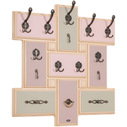 Вешалка настенная Пандора 9 Айвори Акварель