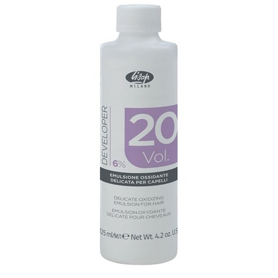 Оксидант-лосьон для волос 6% – Lisap Developer 20 vol 125 мл