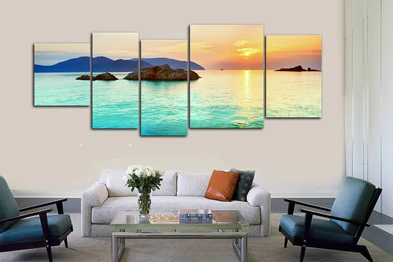 Модульная картина "Морские горы"