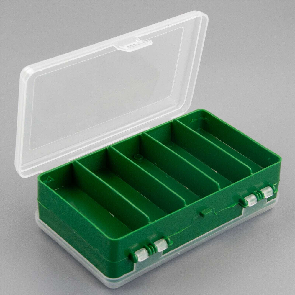 Коробка двухсторонняя Три Кита ТК-22 с изолоном, 5+2 отделения (140*80*45мм)