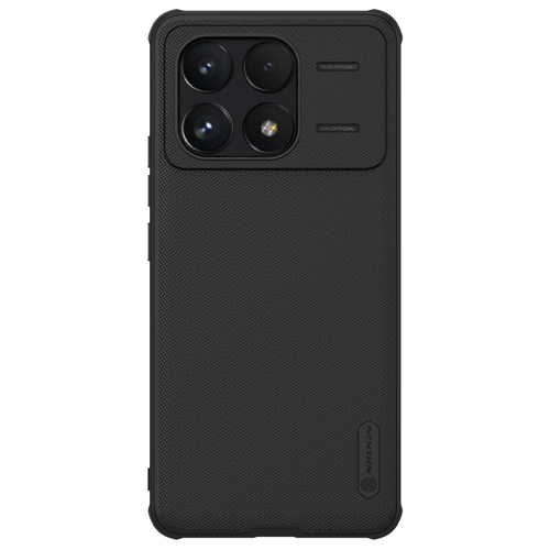 Усиленный противоударный чехол от Nillkin для Xiaomi Poco F6 Pro, серия Super Frosted Shield Pro