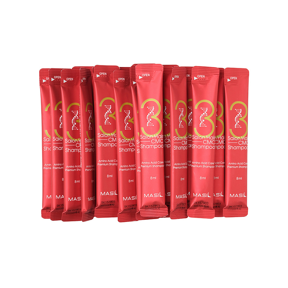 Восстанавливающий профессиональный шампунь с керамидами Masil 3 Salon Hair CMC Shampoo, 8 мл