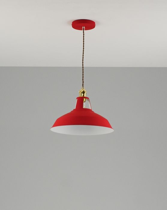 Подвесной светильник Moderli GD-C058B-M красный Marta 1*E27*60W