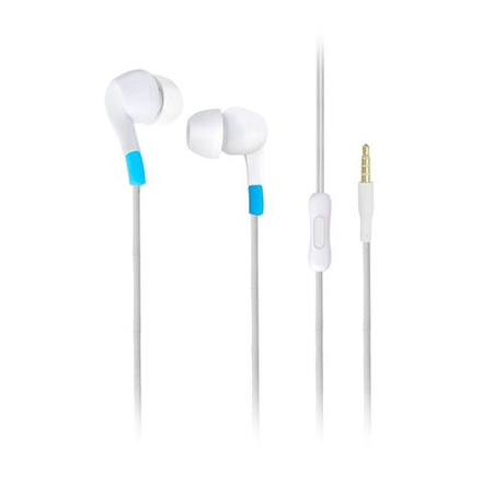 Гарнитура внутриканальная Smartbuy A7, белая, микрофон, пульт управления