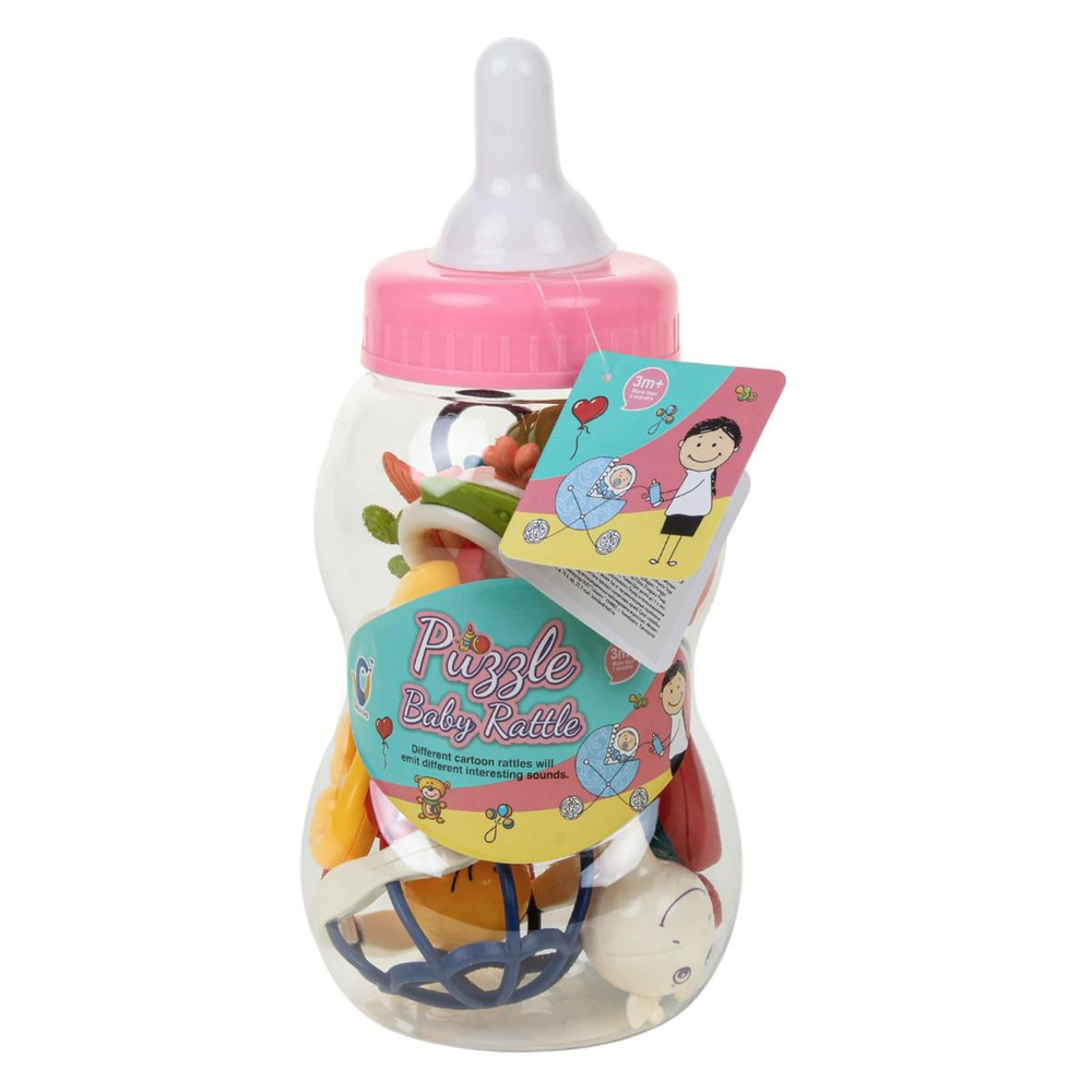 Набор погремушек 11шт, бутылочка 532-9