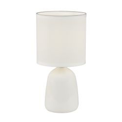 UML-B305 E14 WHITE Светильник настольный декоративный под лампу Е14. 40W. Механический выключатель. Белый. ТМ Uniel