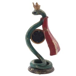 GAEM Фигурка декоративная с часами"Змея" (LR44х1 н/п), L9 W10,5 H24 см