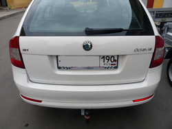 Фаркоп Avtos на SKODA OCTAVIA II (2004)(паспорт и сертификат в комплекте)(без электрики)SK 09