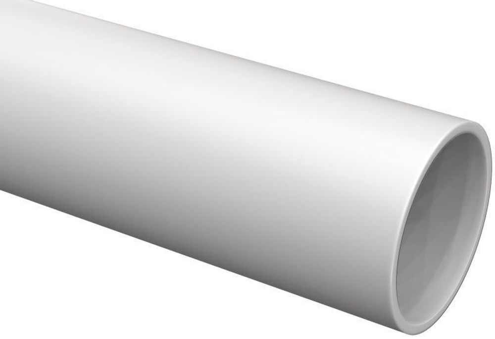 Труба гладкая ПВХ жесткая d25мм бел. (дл.2м) IEK CTR10-025-K01-2-050