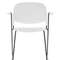 Стул штабелируемый Stacks с подлокотниками белый
