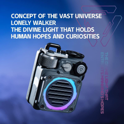 Беспроводная колонка Muzen Sticker красная