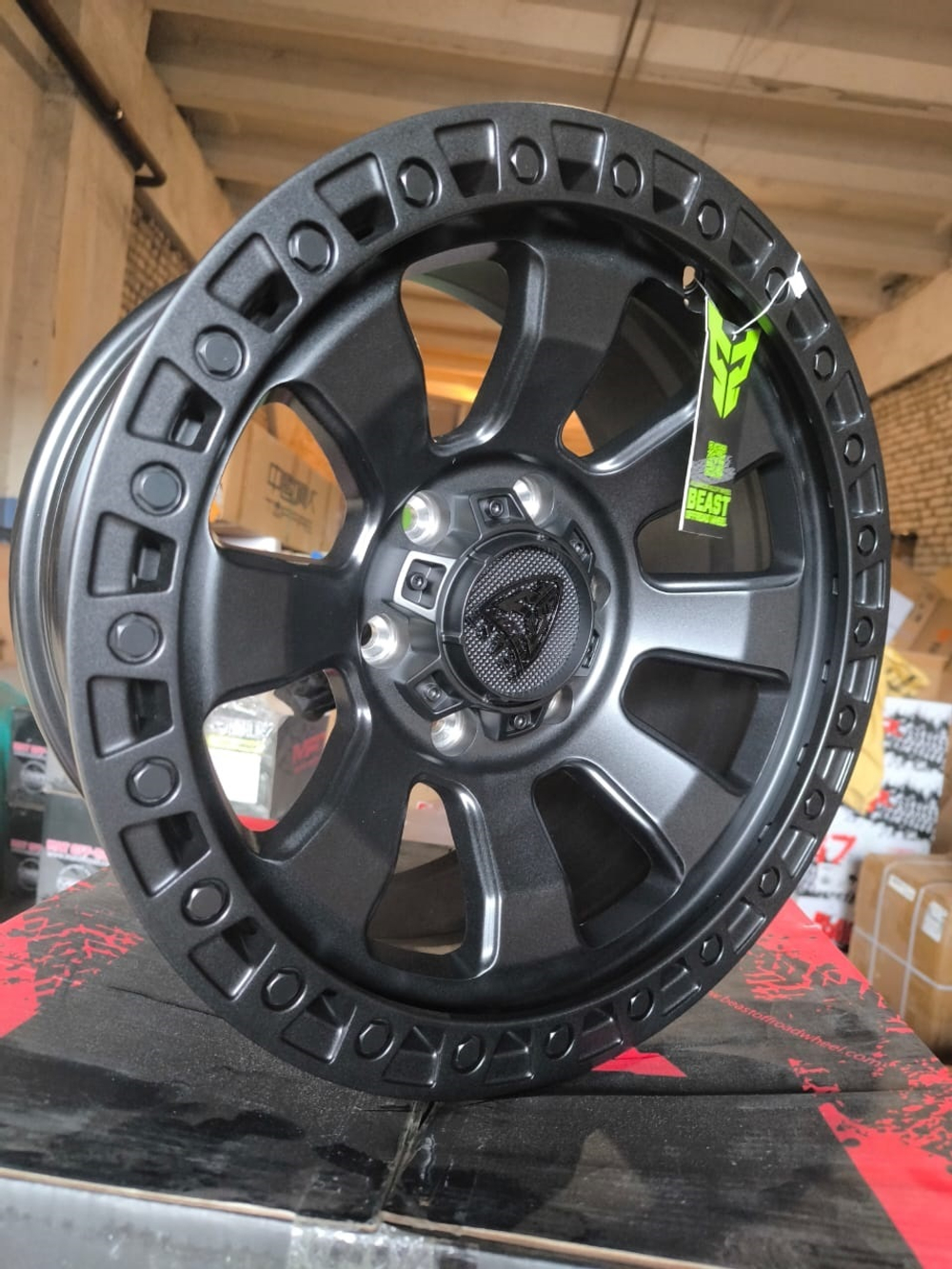 Диск колёсный 9604N R17 8,5 ET0 Matte black  Beast offroad