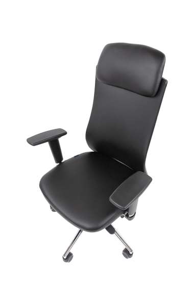 Офисное кресло Chairman 500LUX Россия экокожа черный