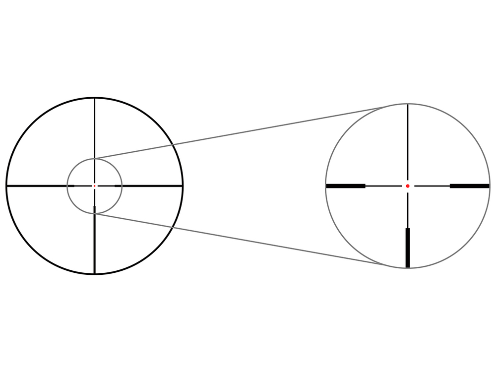 Прицел Gaut Quartz 3-9x50 AO, сетка 32, подсветка, 0.1 МIL