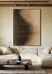 Постер Sharp 120х90 см, коричневый, бежевый