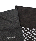 Носки 2 пары Monogram CC BOSS BLACK - черный(50515141)
