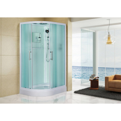 Душевая кабина Esbano (Эсбано) ES-L115CR R, с низким поддоном, с электрикой и LED освещением, 115х85х210