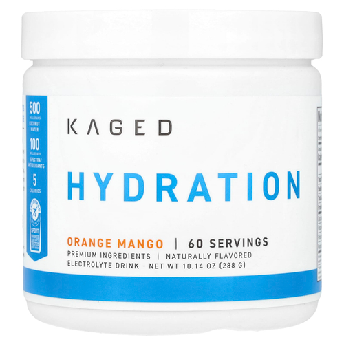 Kaged, Hydration, апельсин и манго, 288 г (10,14 унции)