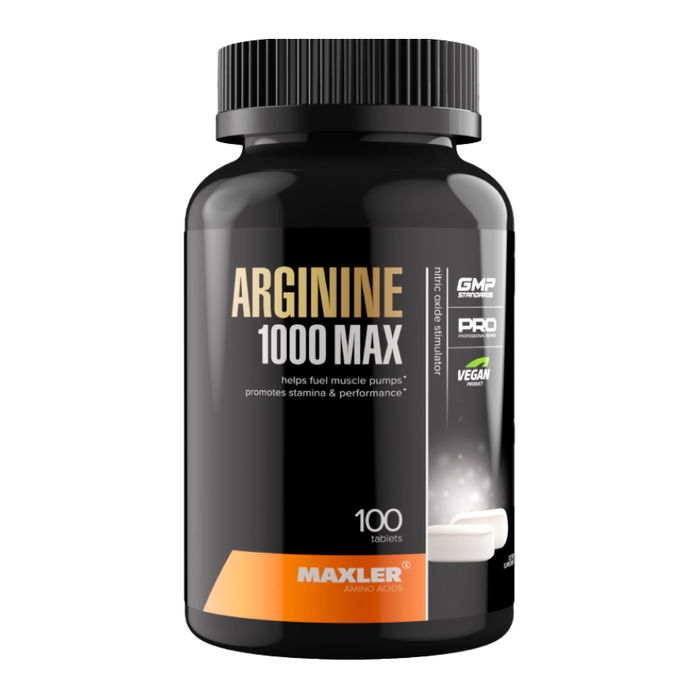 Аргинин, Arginine 1000 MAX, Maxler, 100 таблеток