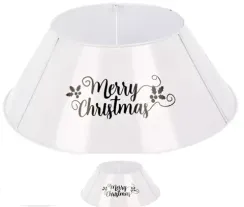 Декорация для основания елки Веселое рождество 45x45x16 см., белый, Koopman (575900060/1)