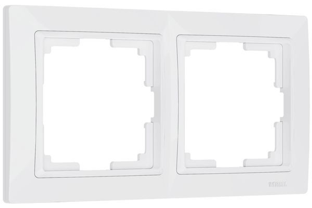 Рамка на 2 поста Snabb basic (белый)