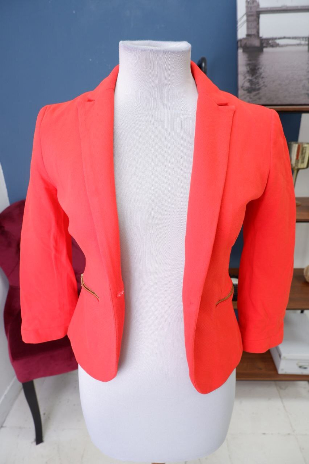 Жакет Zara яркий 44 размер