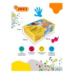 Краски пальчиковые JOVI (Испания), 6 цветов по 125 мл, на водной основе, в баночках, 560/S