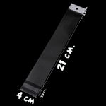 Пакеты 4х21+5 см с белым подвесом и клеевым клапаном