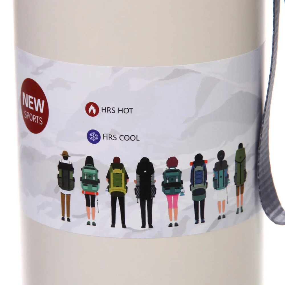 Термос 800мл «Эверест» белый