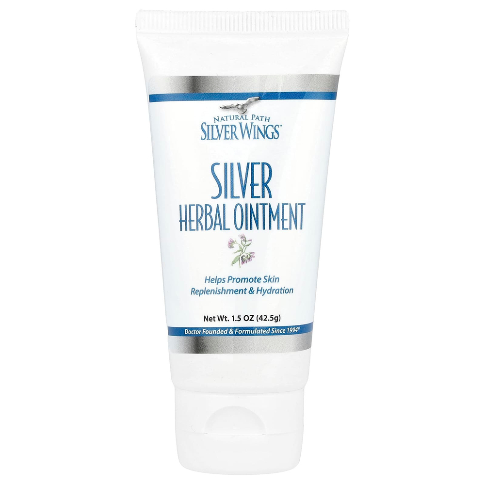 Natural Path Silver Wings, Серебряная травяная мазь, 42,5 г (1,5 унции)