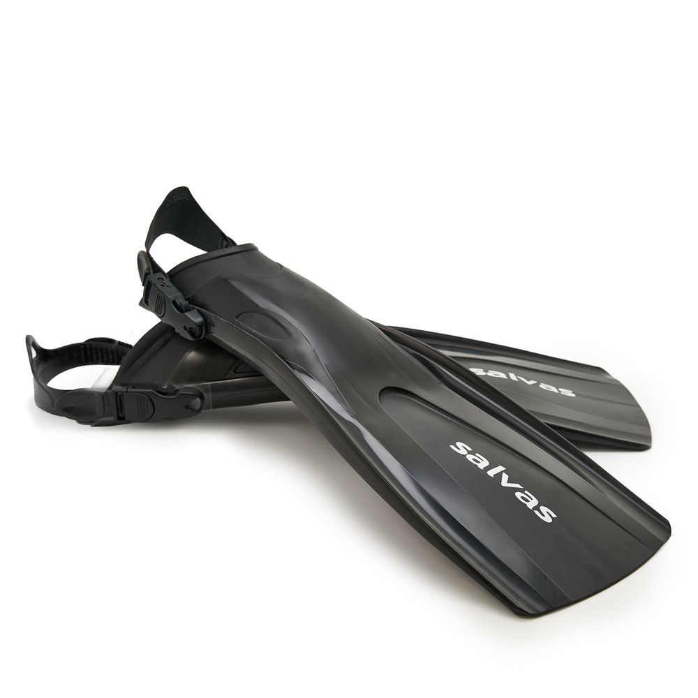 Ласты для плавания SALVAS Hazard Plus Fin BA160MLNNSTS, размер M/L, черные