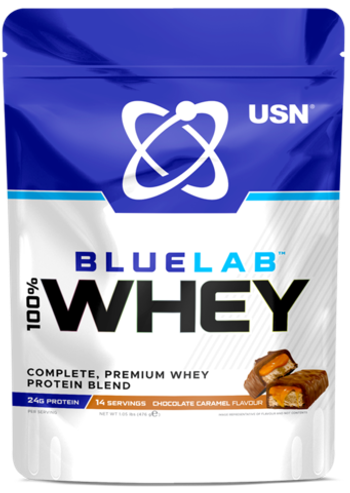 USN BlueLab Whey Bag 476 г , Сывороточный протеин (Шоколадная карамель)