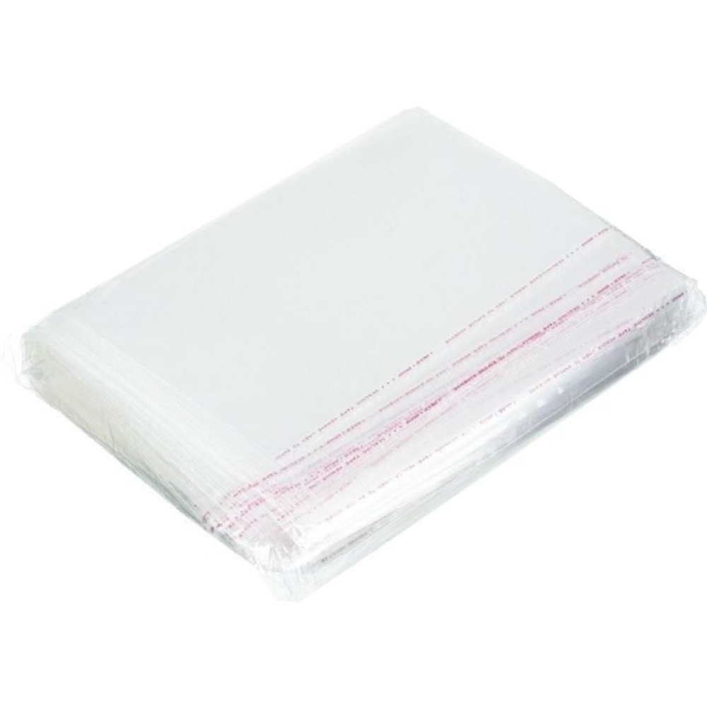 Пакеты БОПП с клеевым клапаном 40х58+30см 25мм (100/1000шт)