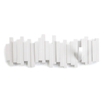 Вешалка настенная sticks, 49,3 см, белая, 5 крючков