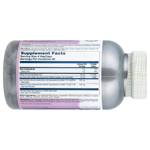 Solaray, Vital Extracts, сереноя и африканская слива, 240 растительных капсул