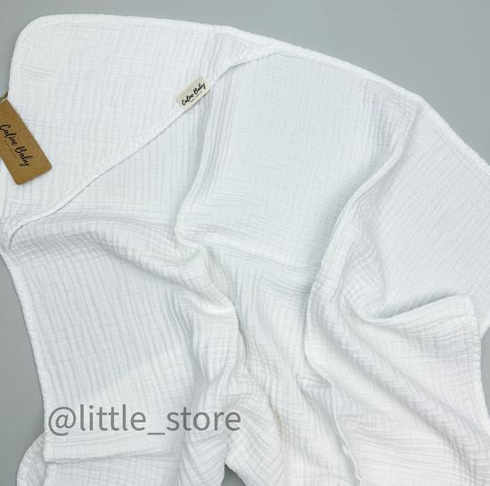 Полотенце из муслина, Белое