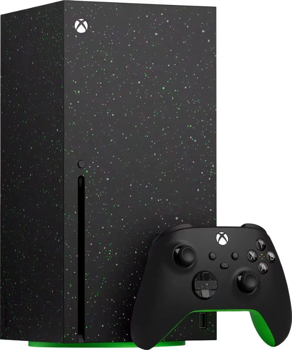 Игровая приставка Microsoft Xbox Series X Galaxy Black 2Tb, чёрный