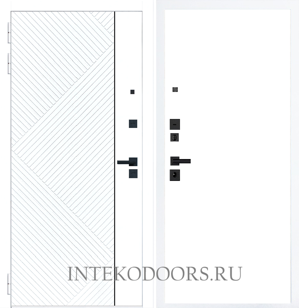 Оливия Белая гладкая без рисунка