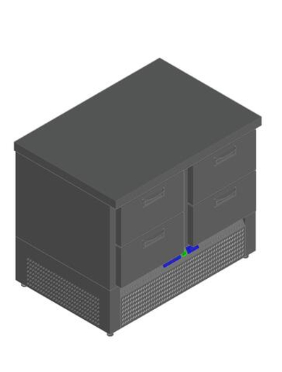Стол С Охлажд.Шкафом Hicold Gne22/Tn О