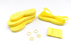 Набор резинок и фурнитуры №2, желтый