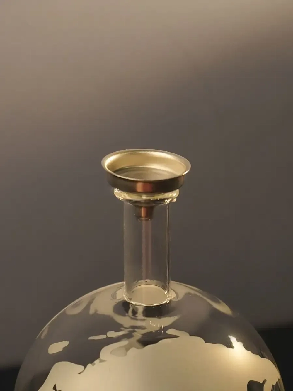 Графин глобус с кораблем для виски декантер подарочный