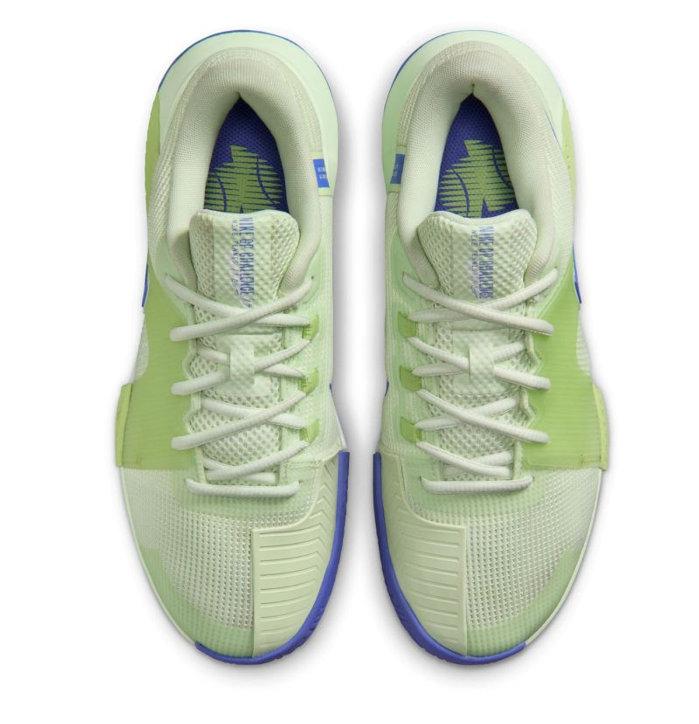 Женские Кроссовки теннисные Nike Zoom GP Challenge 1.5 - volt tint/sapphire lab green white