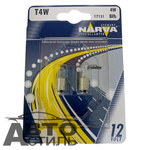 Автолампа  Р 12- 4  (T4W)  металл цоколь в повторитель поворотов и подсветку Narva (17131)