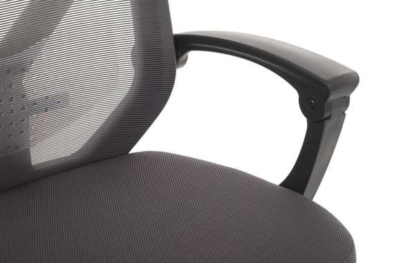 Кресло Oliver RCH W-203AC Черный пластик/Серый