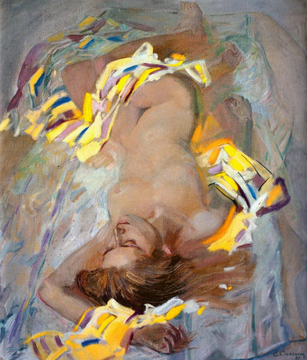 Смагина Елена (1945-2004) - эротическое искусство русской художницы