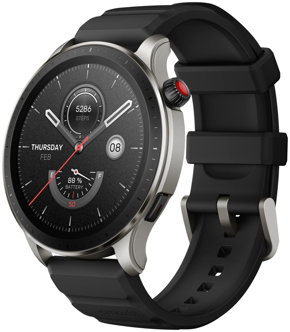 Смарт-часы Amazfit GTR 4 серебристый-черный