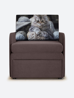 Кресло-кровать "Миник" с подлокотниками, купон Котенок в клубках